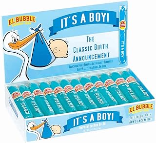 Dubble Bubble It's a Boy! Blue Bubble Gum Gender Reveal Cigars